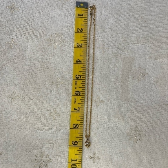 NINA RICCI logo gold plated necklace - Picture 8 of 11